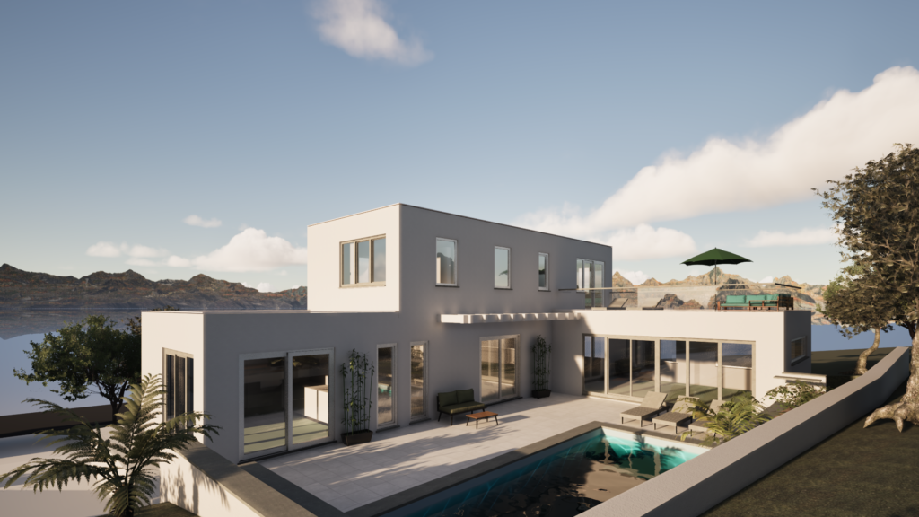 Construction d'une villa