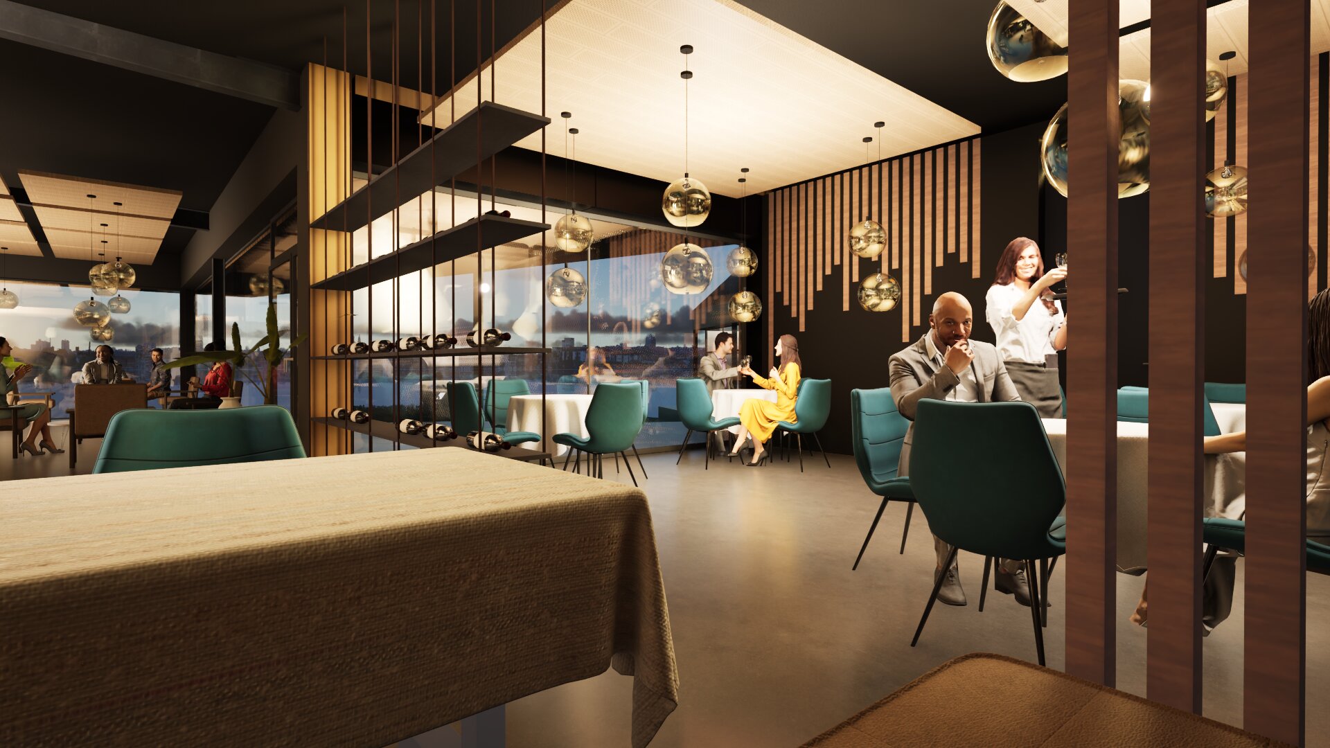 aménagement restaurant namur